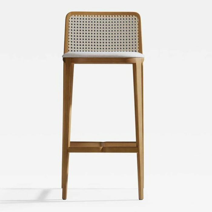 Martha Hazeranlı Ahşap Bar Sandalyesi