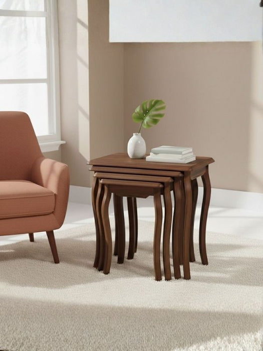 Milano 4'lü Ahşap Zigon Sehpa