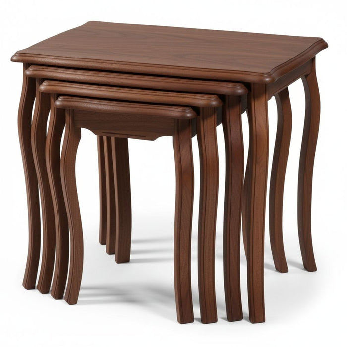 Milano 4'lü Ahşap Zigon Sehpa