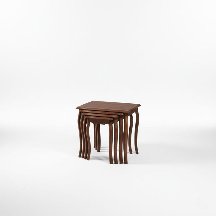 Milano 4'lü Ahşap Zigon Sehpa