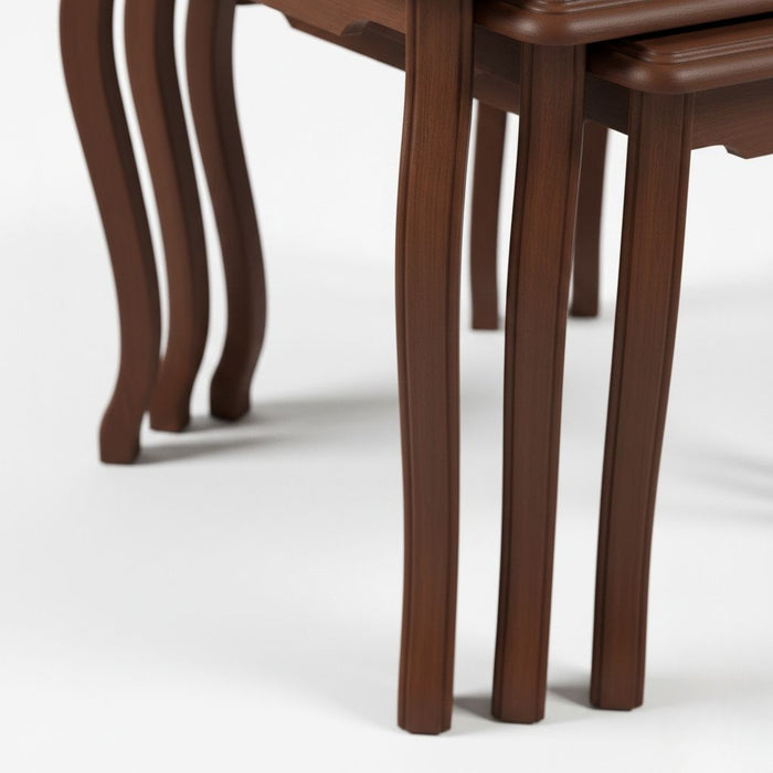 Milano 4'lü Ahşap Zigon Sehpa