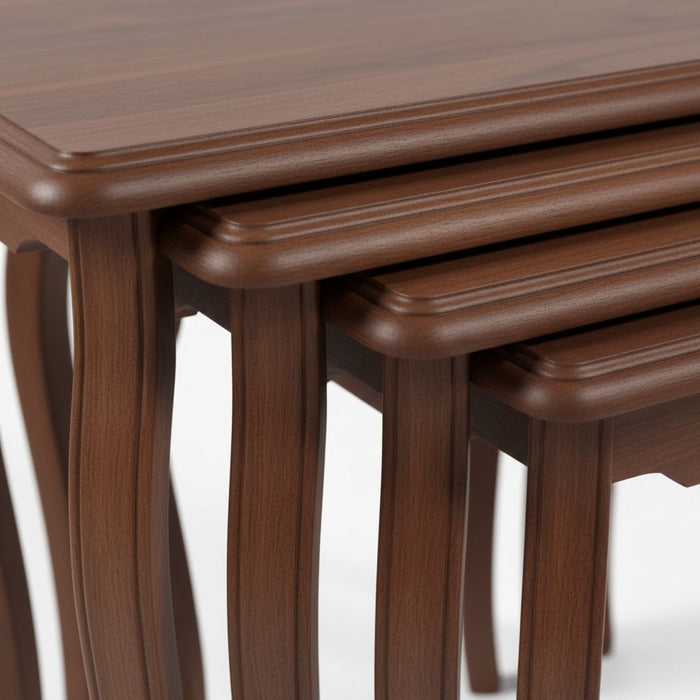 Milano 4'lü Ahşap Zigon Sehpa