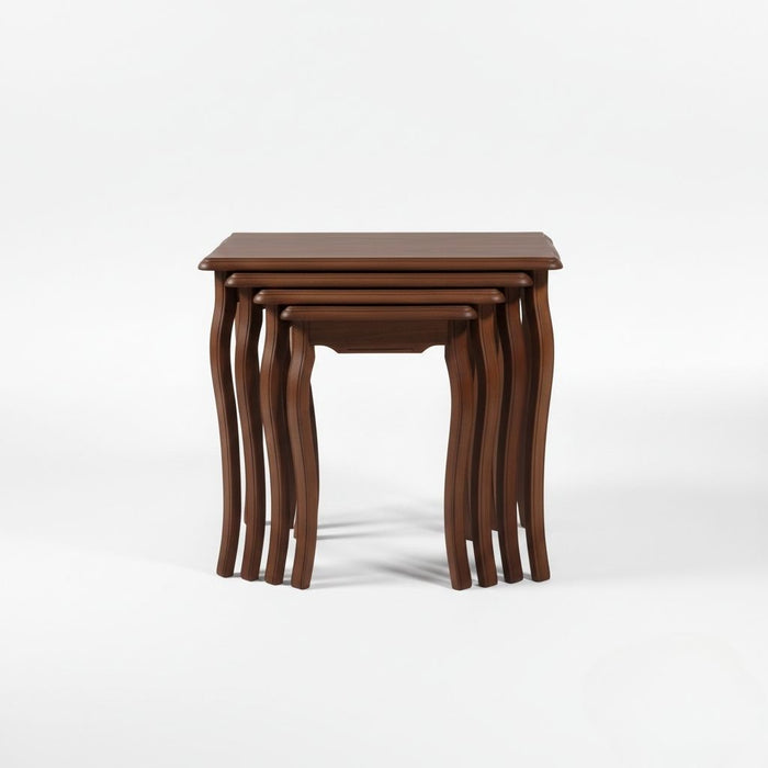 Milano 4'lü Ahşap Zigon Sehpa