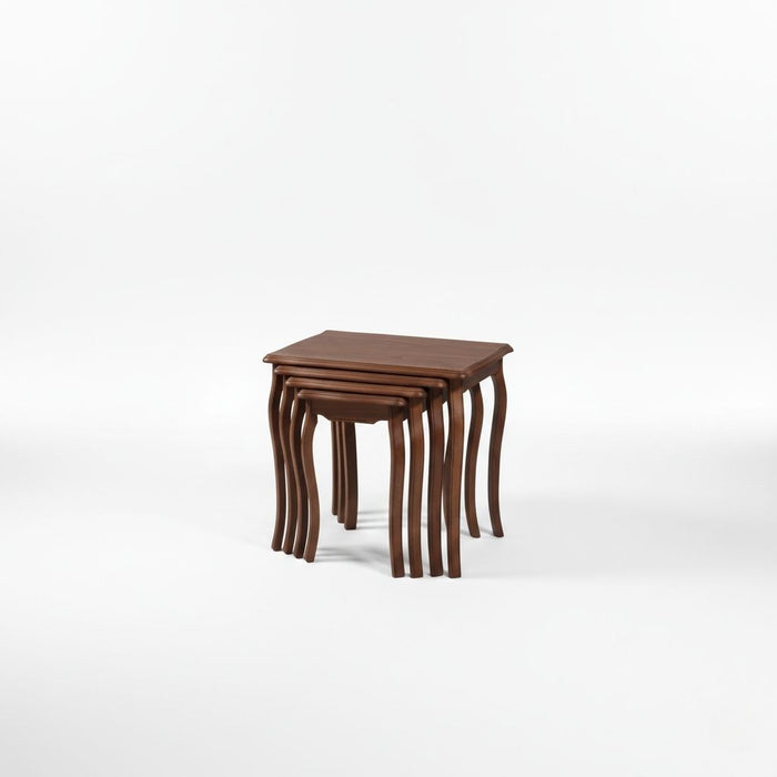 Milano 4'lü Ahşap Zigon Sehpa