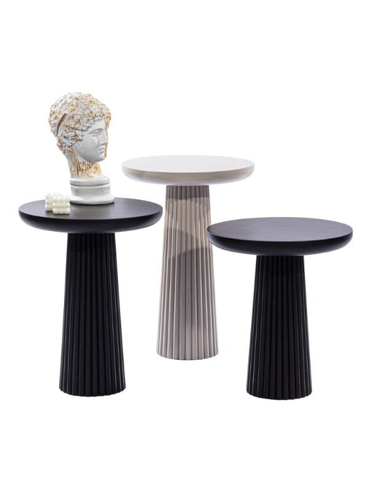 Mira Bohem 3'lü Ahşap Zigon Sehpa