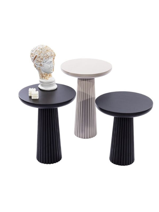 Mira Bohem 3'lü Ahşap Zigon Sehpa