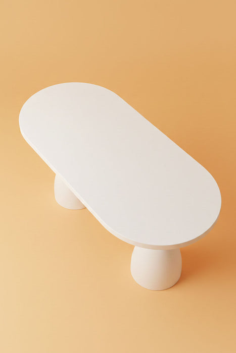 Monera Oval Ahşap Yemek Masası 90x170