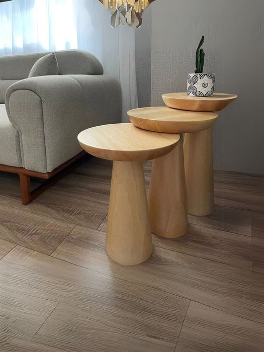 Mushroom Üçlü Zigon Sehpa