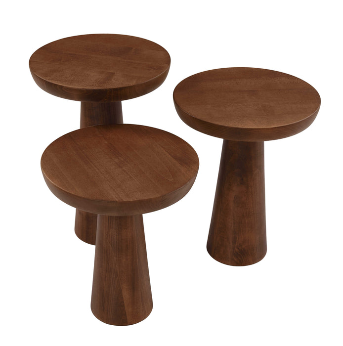 Mushroom Üçlü Zigon Sehpa