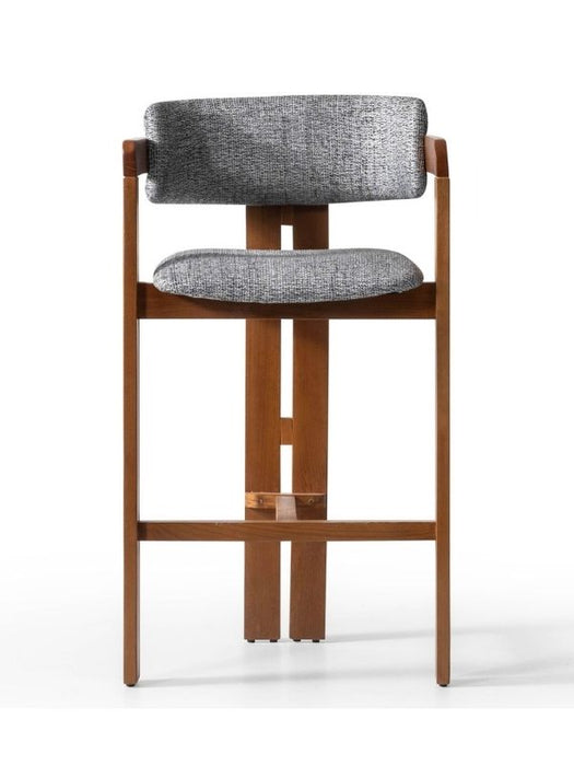 Narvik İskandinav Ahşap Bar Sandalyesi