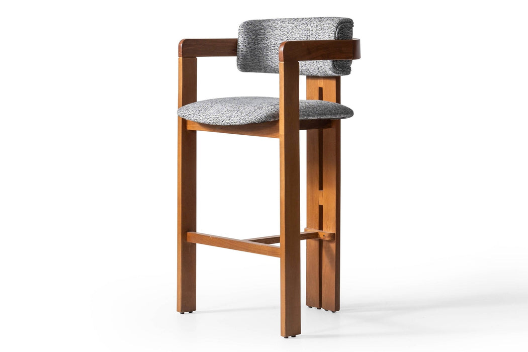 Narvik İskandinav Ahşap Bar Sandalyesi