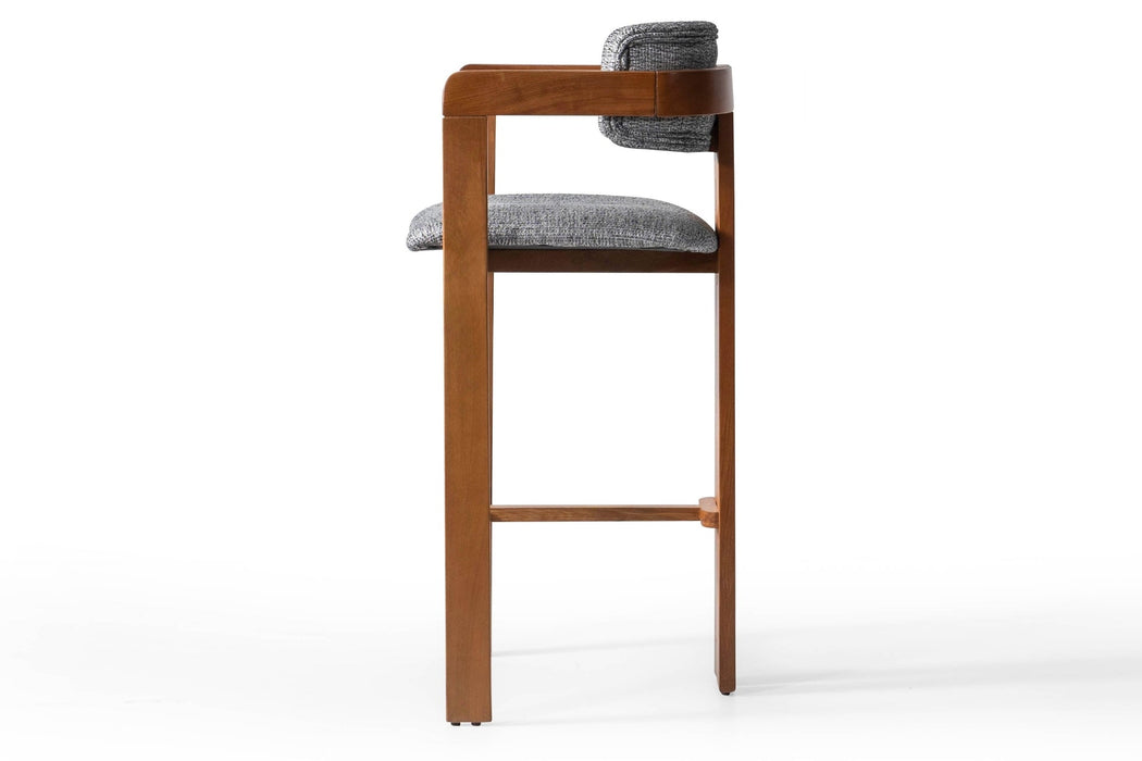 Narvik İskandinav Ahşap Bar Sandalyesi