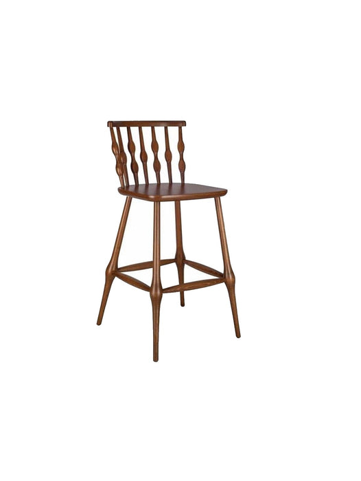 Natura Retro Ahşap Bar Sandalyesi