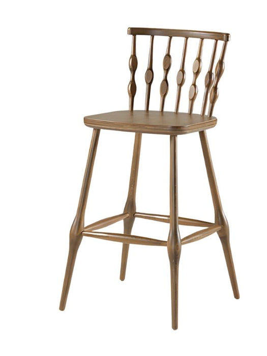 Natura Retro Ahşap Bar Sandalyesi