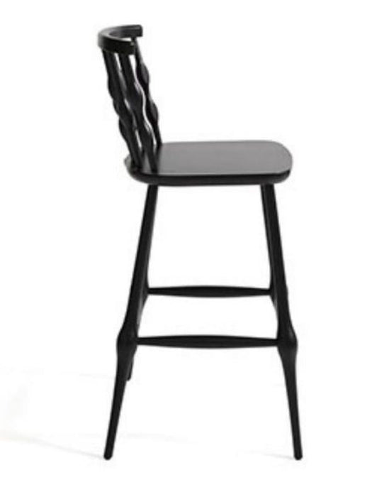 Natura Retro Ahşap Bar Sandalyesi