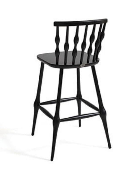 Natura Retro Ahşap Bar Sandalyesi