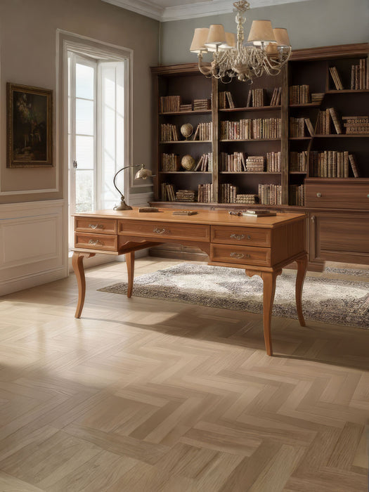 Winchester Rustik Still Çekmeceli Ahşap Çalışma Masası 75x160