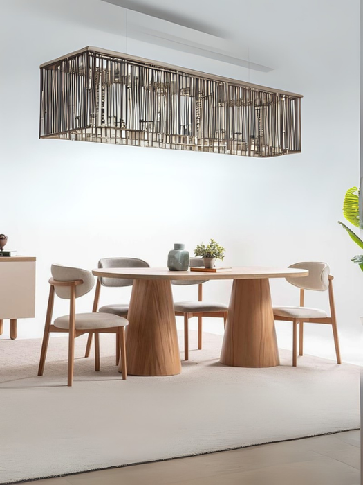 Nivara Bohem Ahşap Yemek Masası 90x180