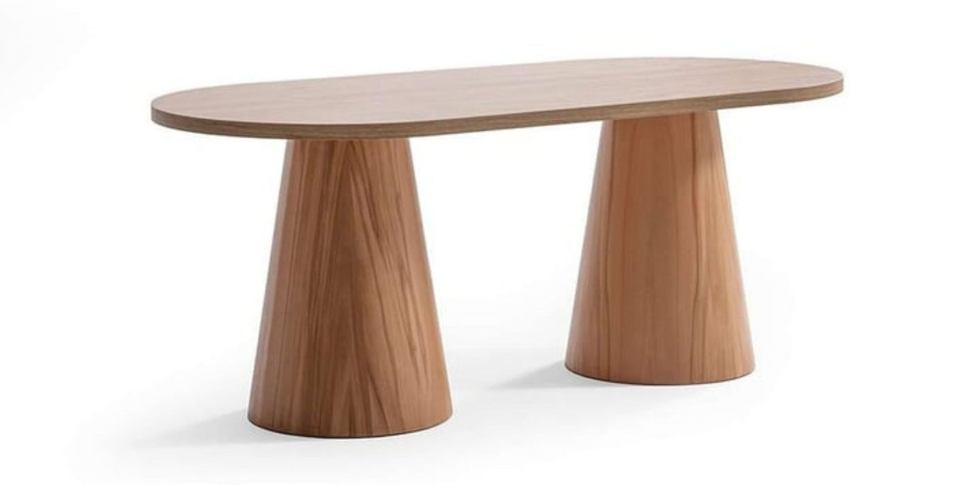 Nivara Bohem Ahşap Yemek Masası 90x180