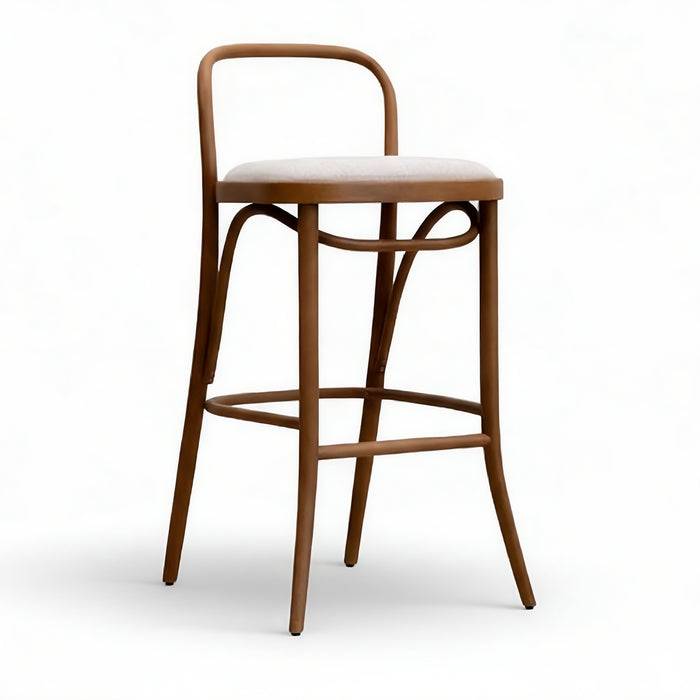 Norella Ahşap Bar Sandalyesi