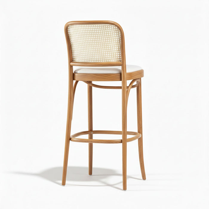 Norella Bistro Ahşap Bar Sandalyesi