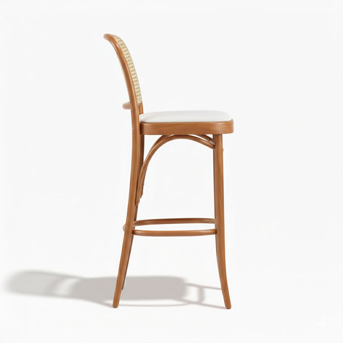 Norella Bistro Ahşap Bar Sandalyesi