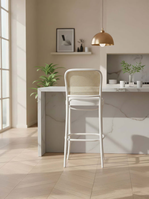 Norella Bistro Ahşap Bar Sandalyesi