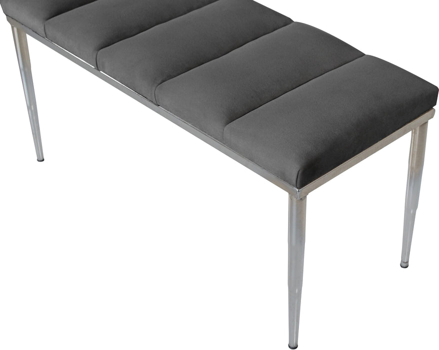 VESTA SILVER PUF - Dilimli Model Puf, Bench