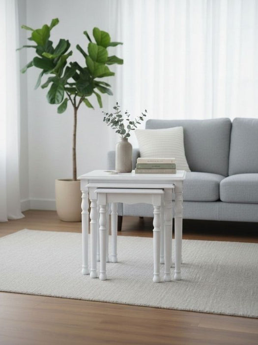 Capri 4'lü Ahşap Zigon Sehpa