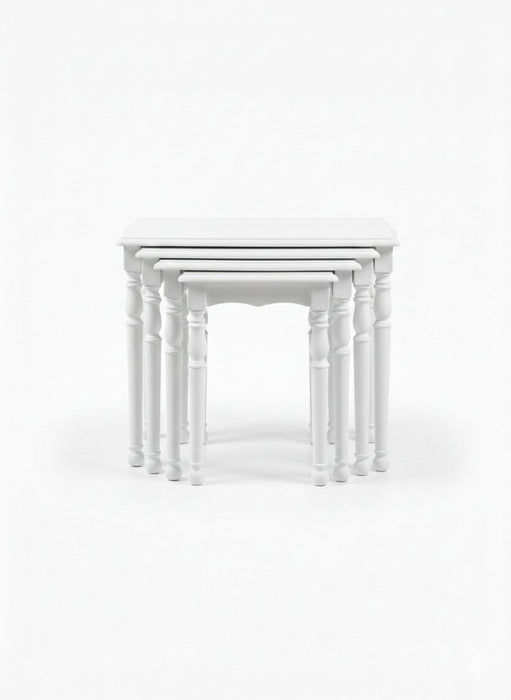 Capri 4'lü Ahşap Zigon Sehpa