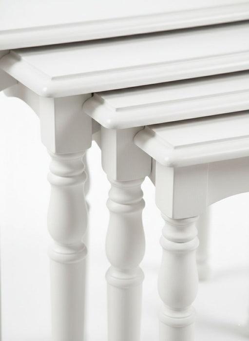 Capri 4'lü Ahşap Zigon Sehpa