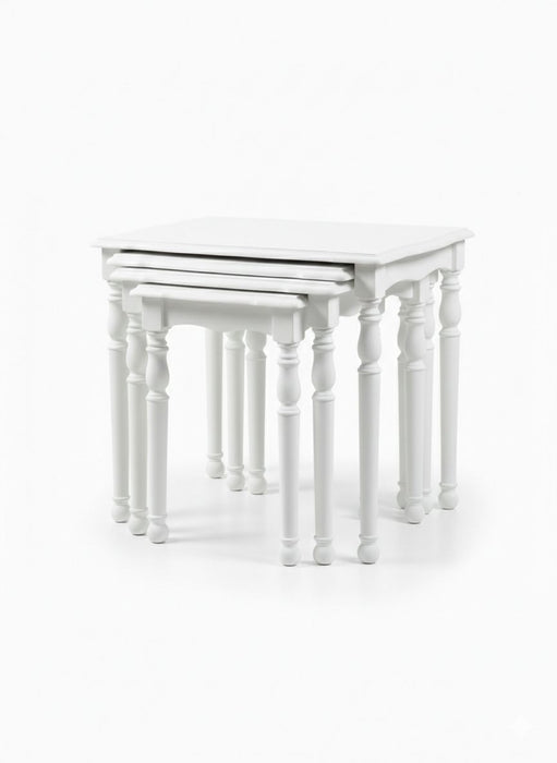 Capri 4'lü Ahşap Zigon Sehpa