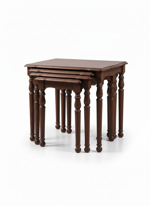 Capri 4'lü Ahşap Zigon Sehpa