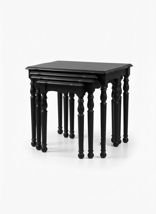 Capri 4'lü Ahşap Zigon Sehpa