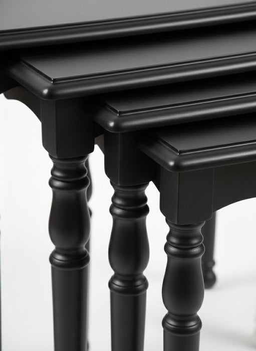 Capri 4'lü Ahşap Zigon Sehpa