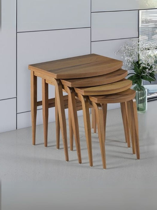 Oden Masif Ceviz Zigon Sehpa