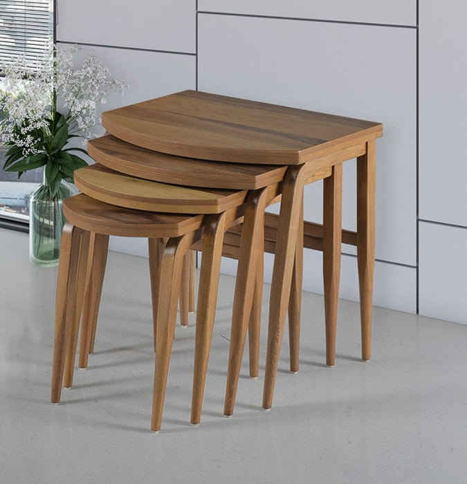 Oden Masif Ceviz Zigon Sehpa