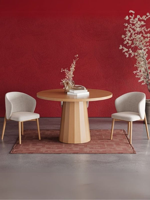 Odessa İskandinav Doğal Ahşap Mutfak Masası 100x100