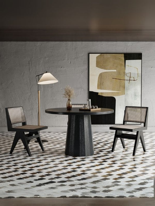 Odessa İskandinav Doğal Ahşap Mutfak Masası 110x110