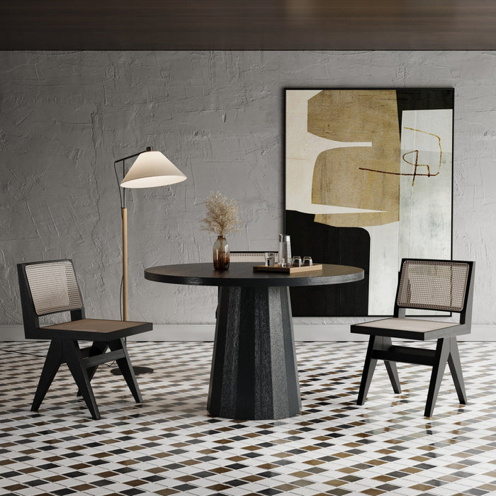 Odessa İskandinav Doğal Ahşap Mutfak Masası 110x110