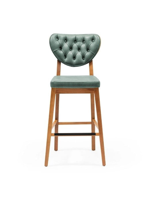 Olivya Ahşap Bar Sandalyesi