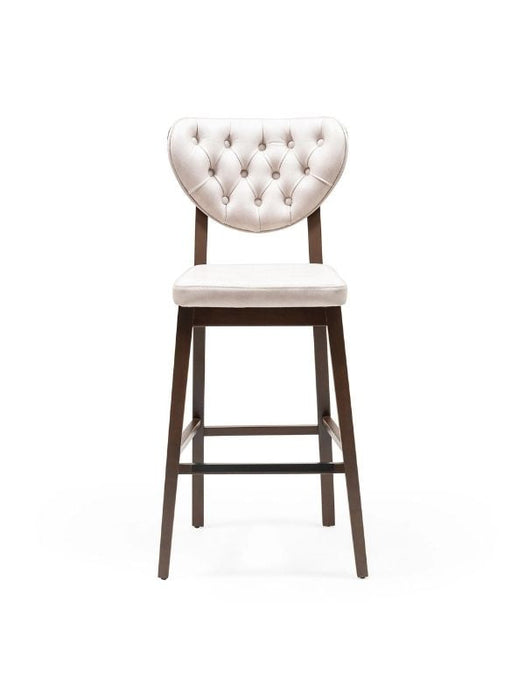 Olivya Ahşap Bar Sandalyesi