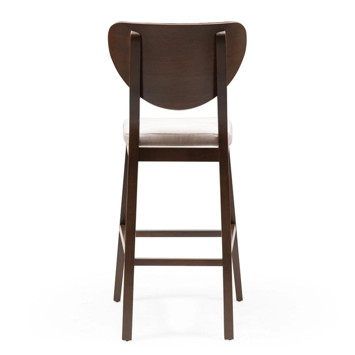 Olivya Ahşap Bar Sandalyesi