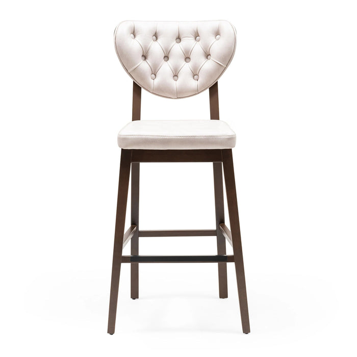 Olivya Ahşap Bar Sandalyesi