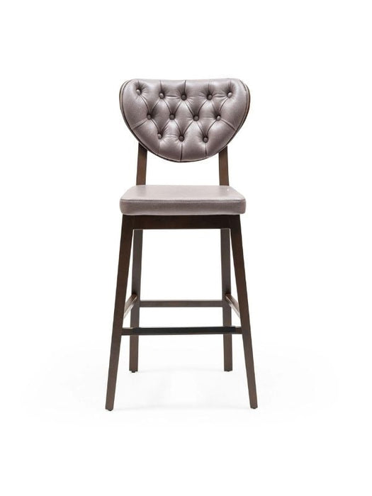 Olivya Ahşap Bar Sandalyesi