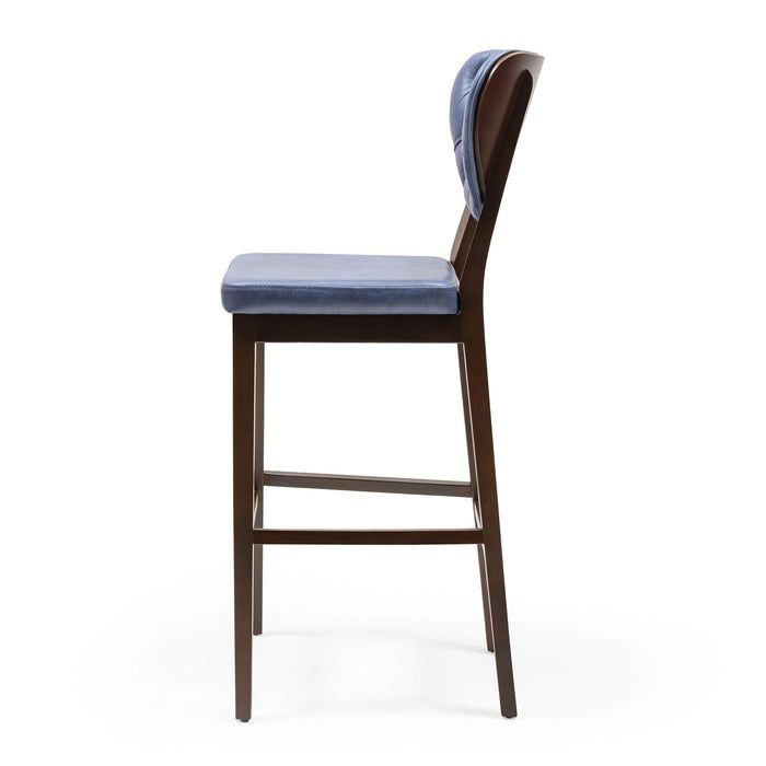 Olivya Ahşap Bar Sandalyesi