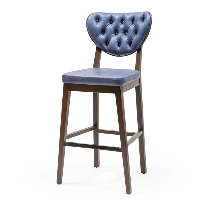 Olivya Ahşap Bar Sandalyesi