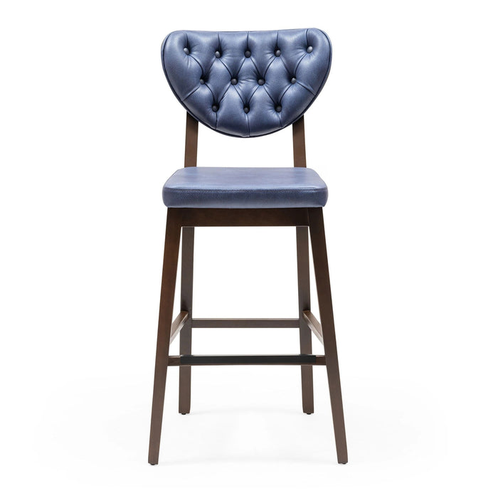 Olivya Ahşap Bar Sandalyesi