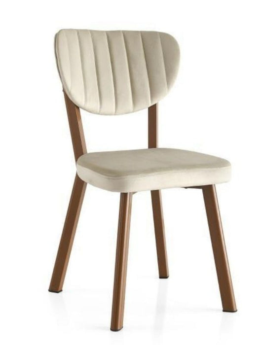 Olivya Sandalye, Ceviz Metal