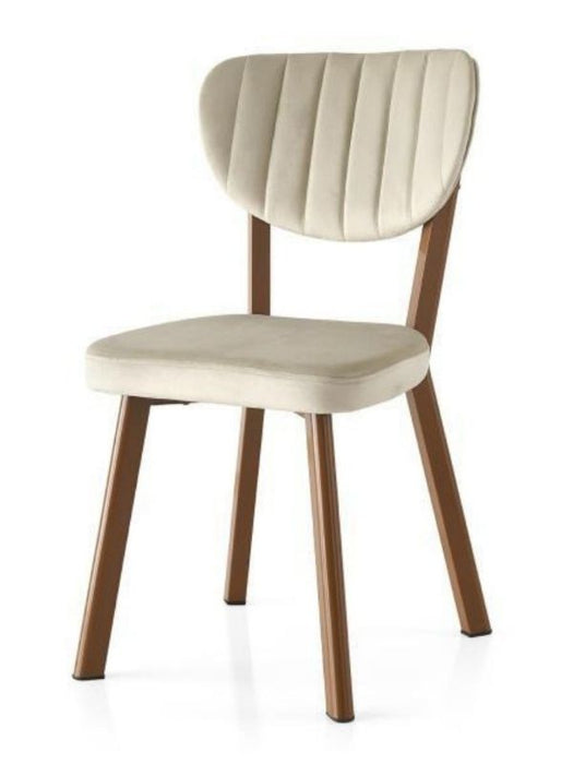 Olivya Sandalye, Ceviz Metal